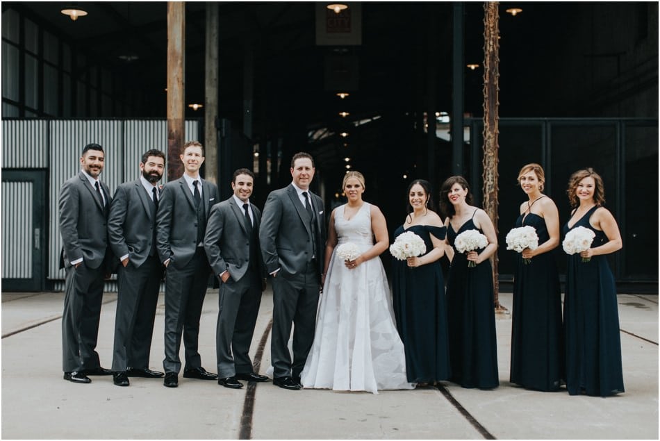 Aria Wedding in Minneapolis, MN with hanging chandeliers and flowers