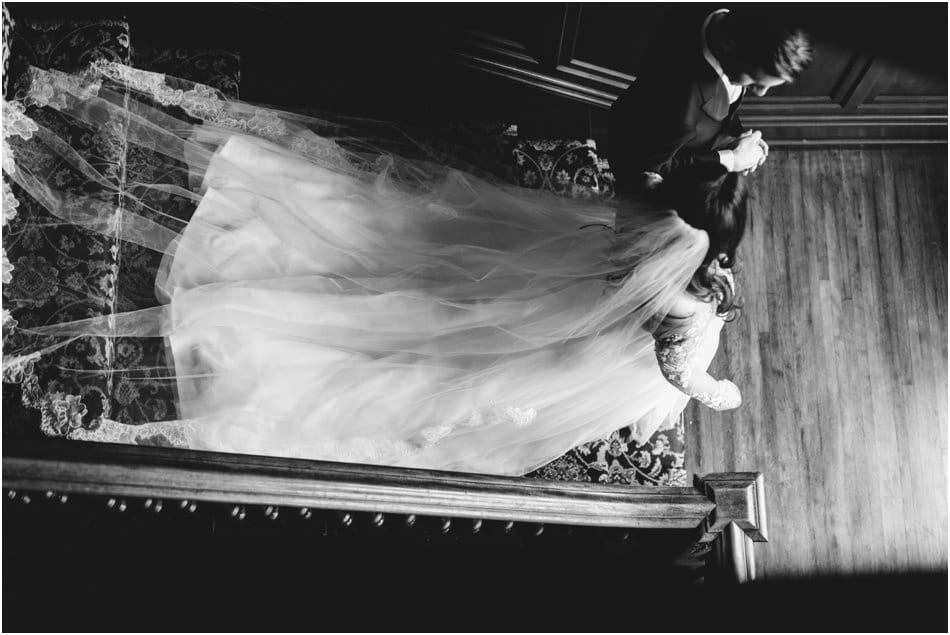 Burgandy and Gold Semple Mansion Wedding - Ceremony and Reception in Minneapolis, MN