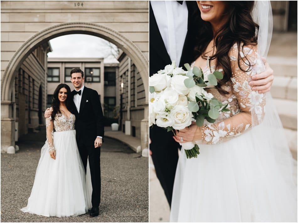 Burgandy and Gold Semple Mansion Wedding - Ceremony and Reception in Minneapolis, MN
