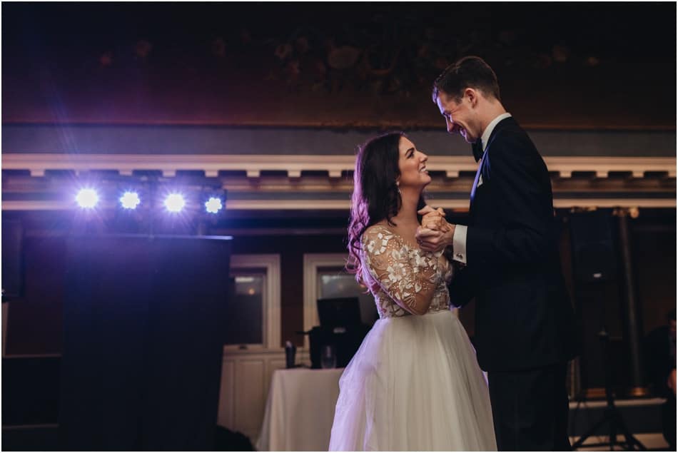 Burgandy and Gold Semple Mansion Wedding - Ceremony and Reception in Minneapolis, MN