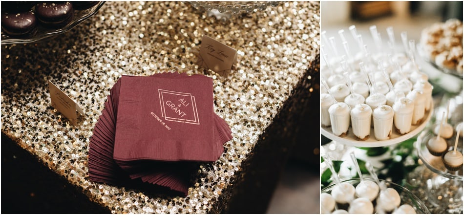 Burgandy and Gold Semple Mansion Wedding - Ceremony and Reception in Minneapolis, MN