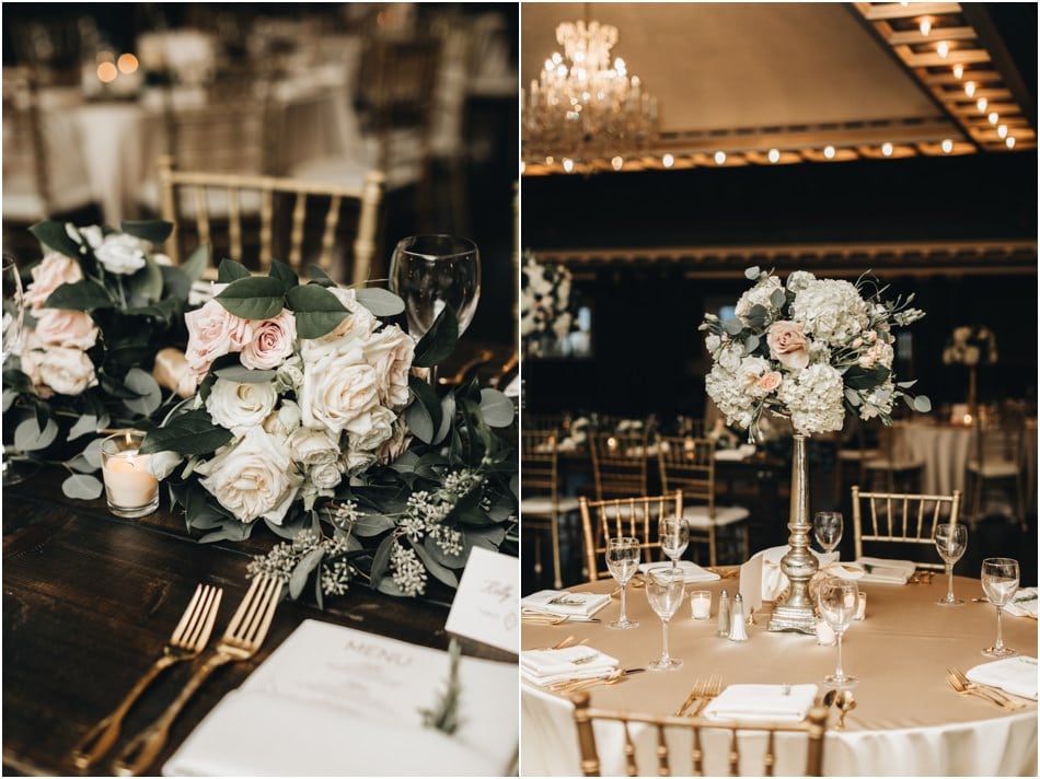 Burgandy and Gold Semple Mansion Wedding - Ceremony and Reception in Minneapolis, MN