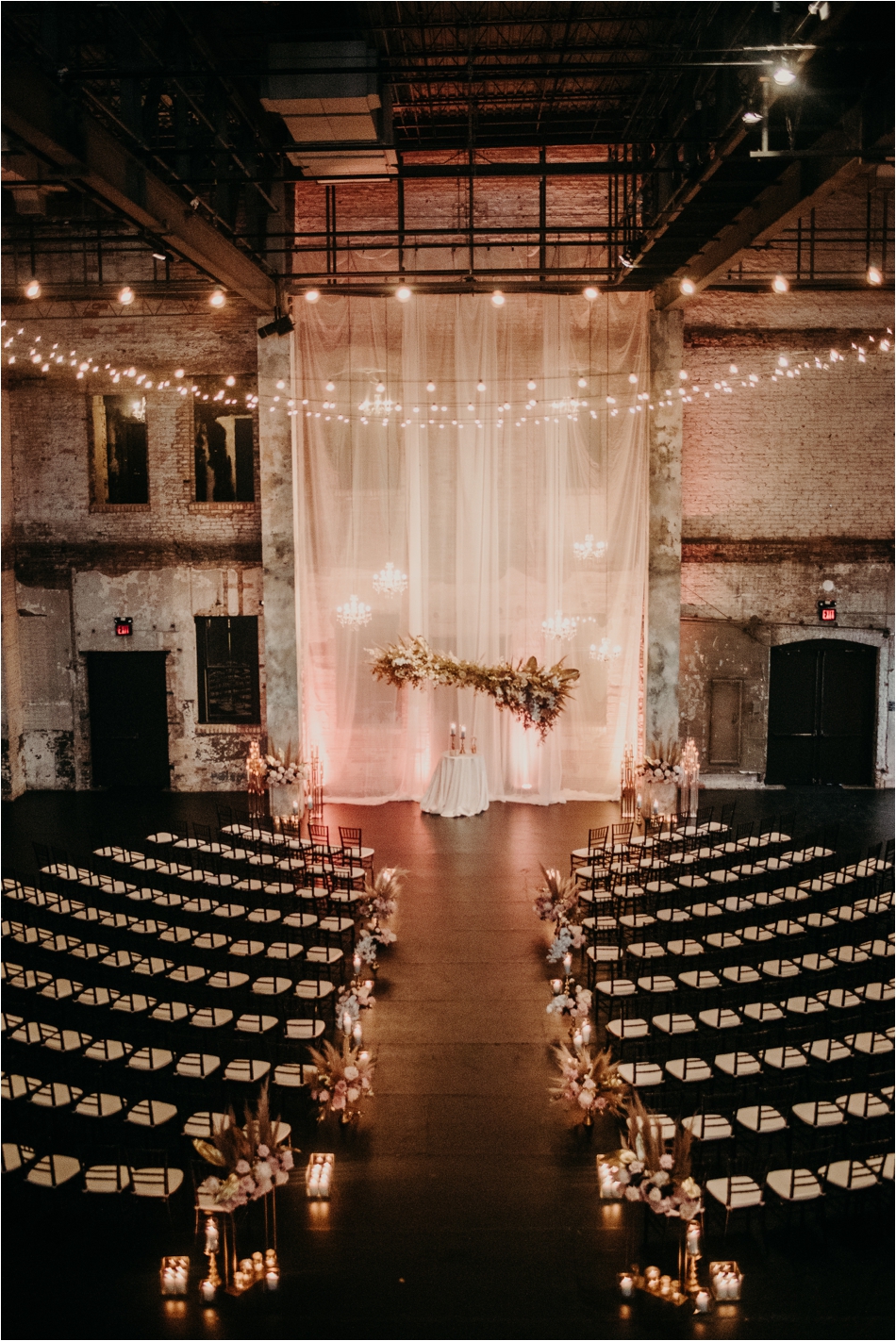 Pampus Grass Wedding Ceremony