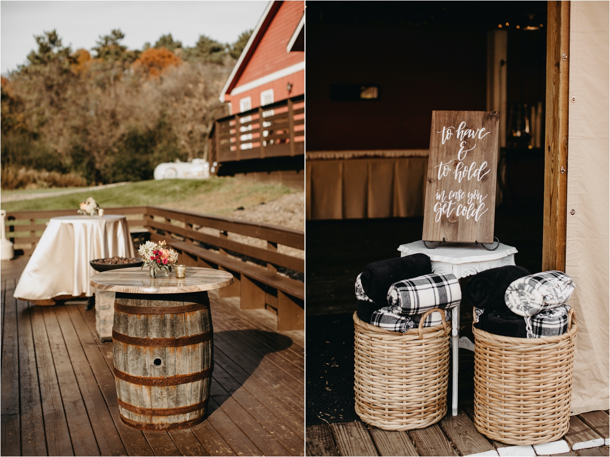 Fall Hope Glen Farm Wedding | Emily and Andrew