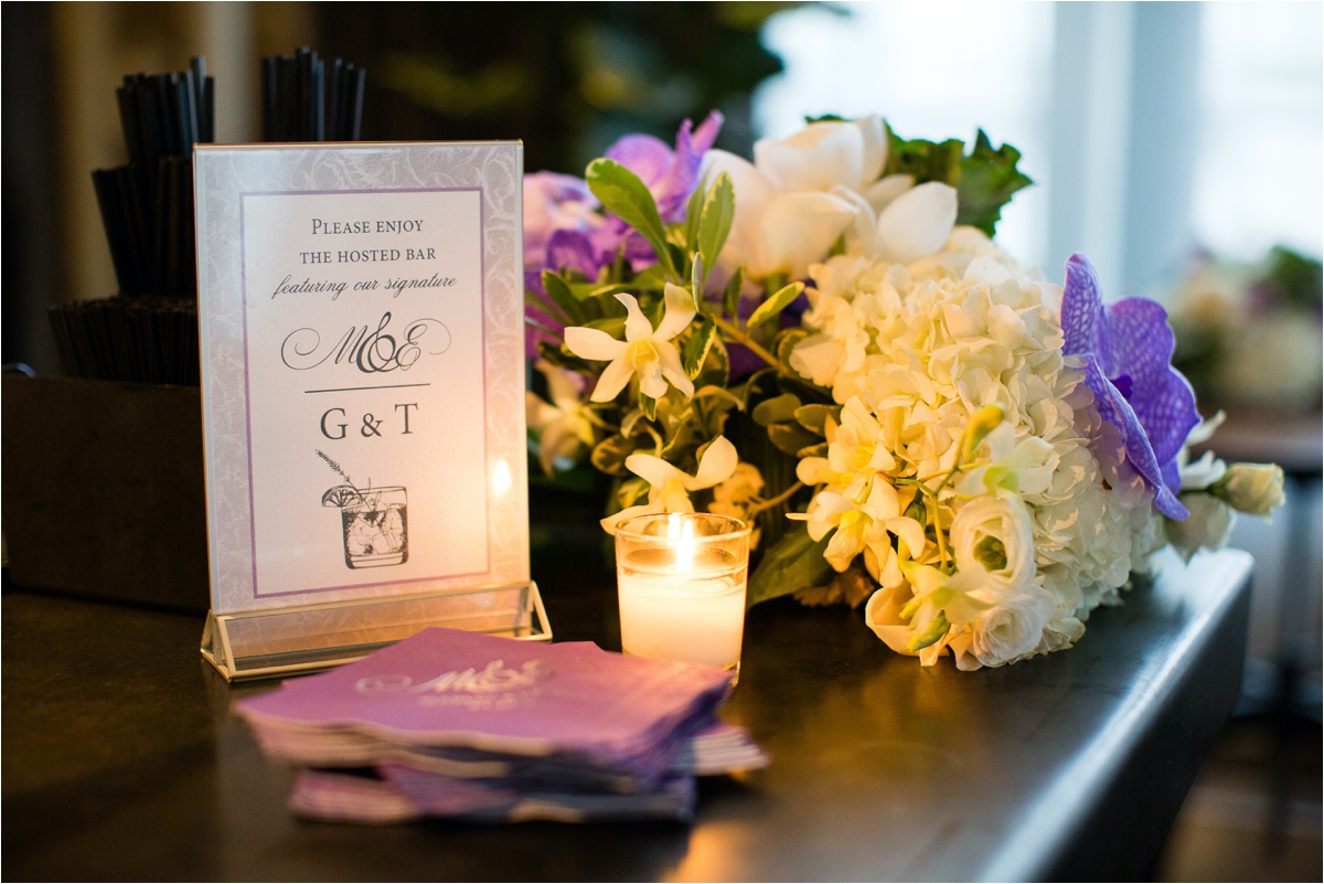 Purple Wedding Reception Machine Shop
