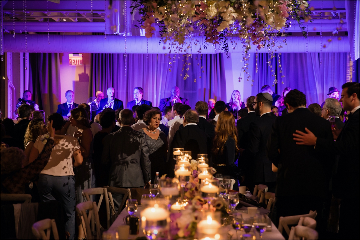 Purple Wedding Reception Machine Shop