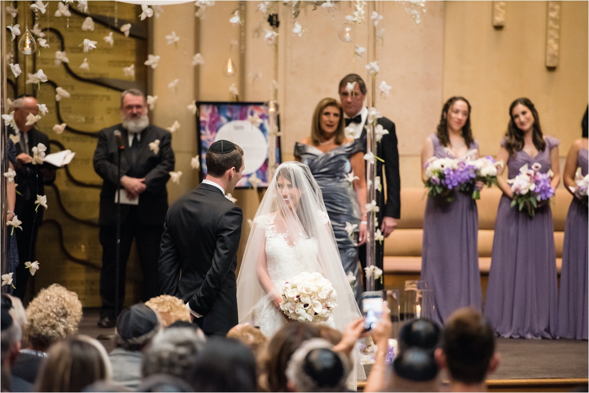 Purple Jewish Wedding Adath