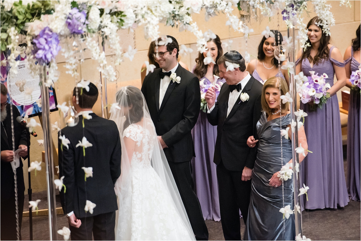 Purple Jewish Wedding Adath