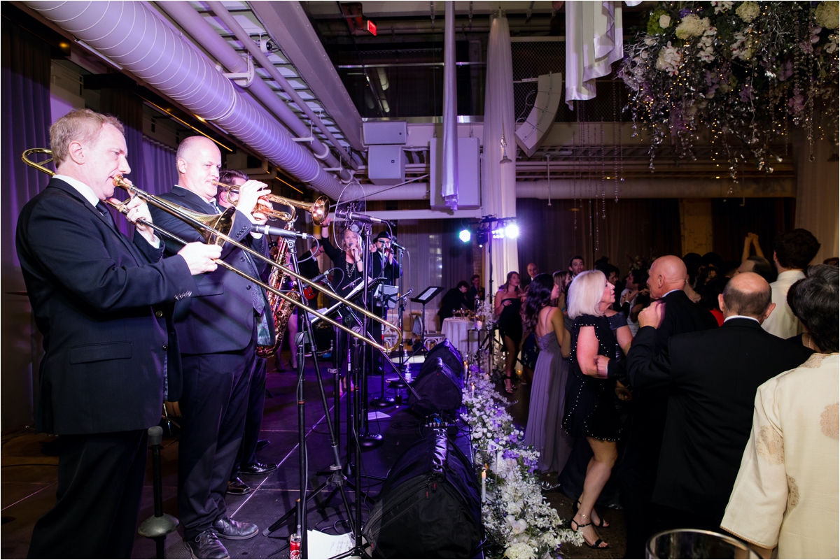 Purple Wedding Reception Machine Shop