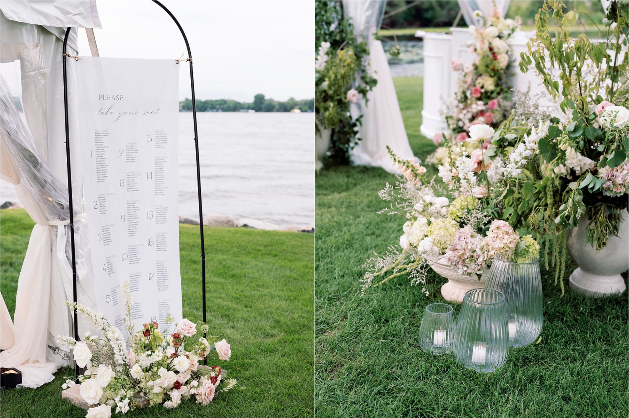 lake-minnetonka-summer-wedding-seating-chart-floral-details