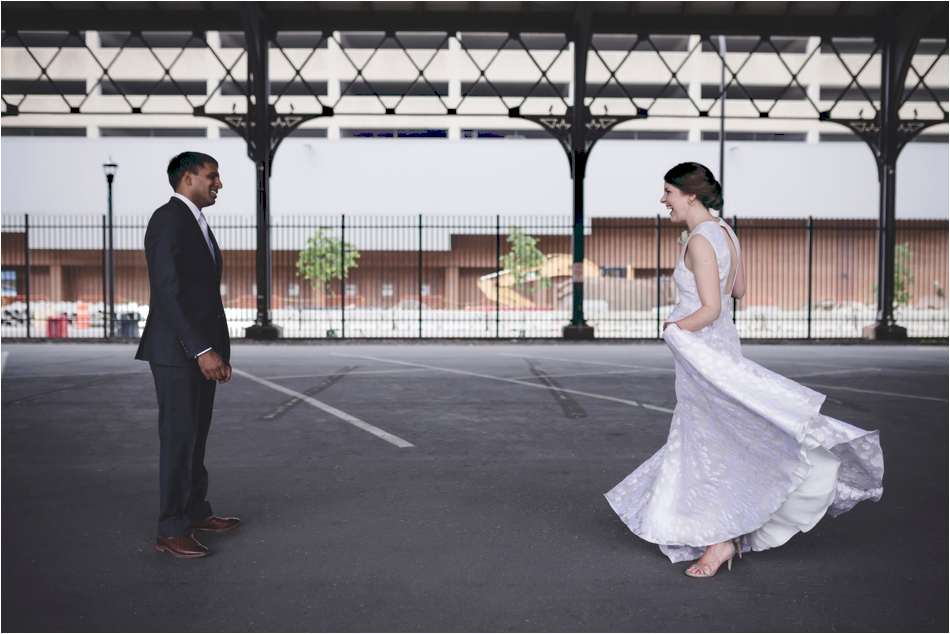 Western and Hindu Fusion Wedding