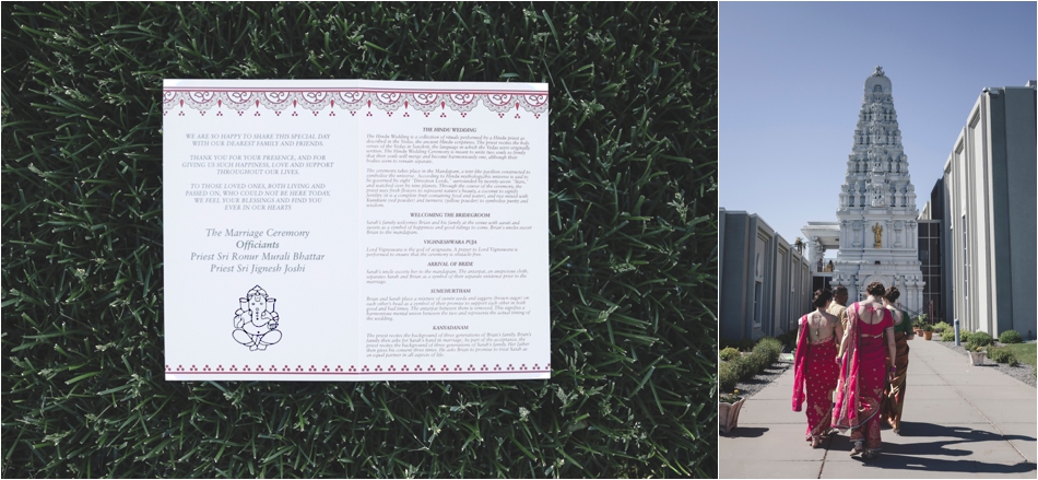 Western and Hindu Fusion Wedding