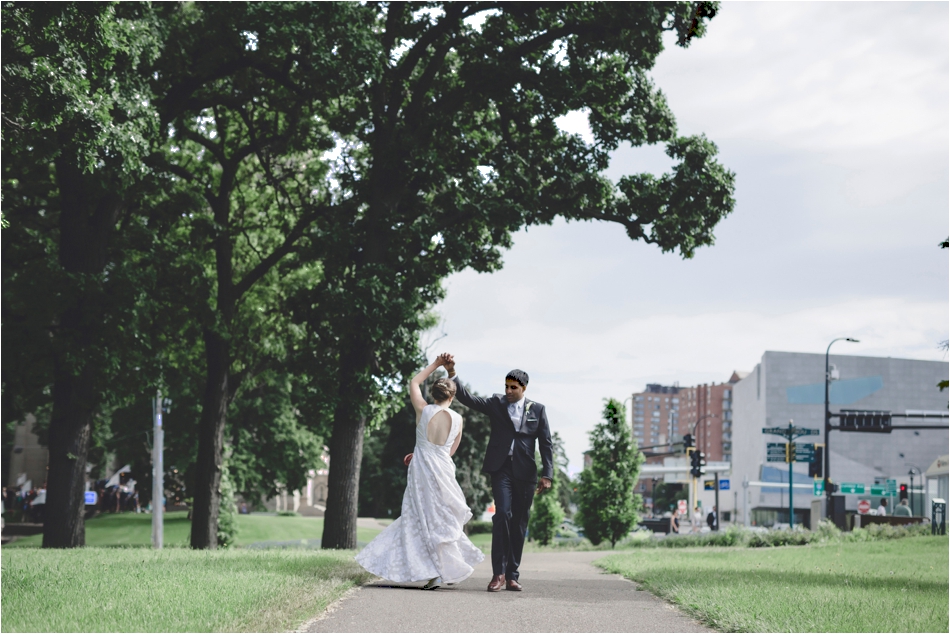Western and Hindu Fusion Wedding