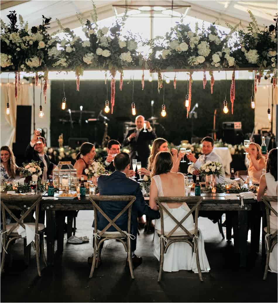 Backyard Tent Wedding
