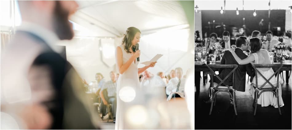 Backyard Tent Wedding