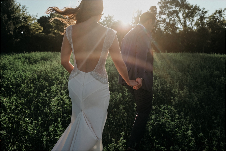 Backyard Tent Wedding