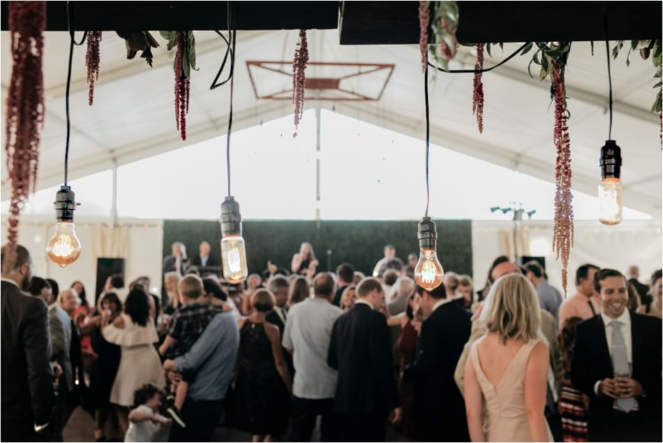 Backyard Tent Wedding