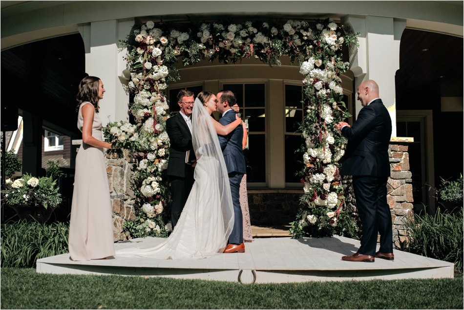 Backyard Tent Wedding