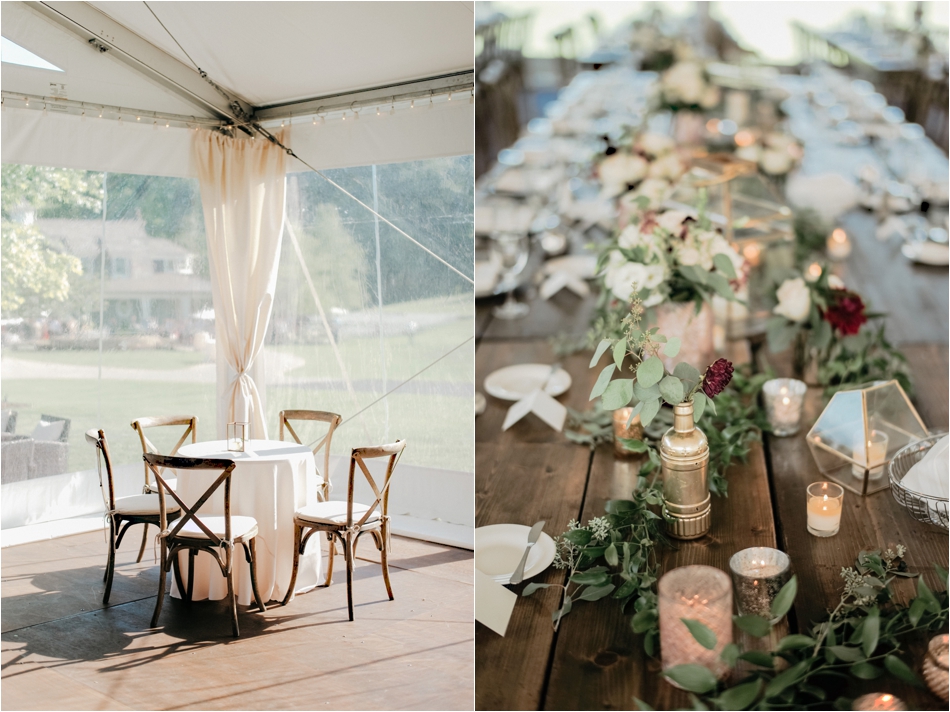 Backyard Tent Wedding