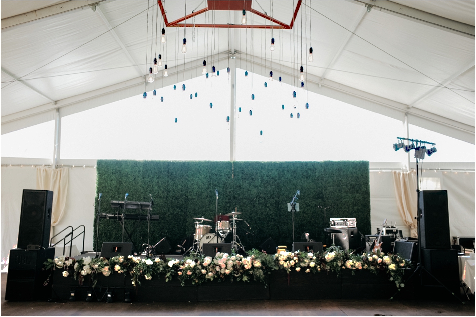 Backyard Tent Wedding