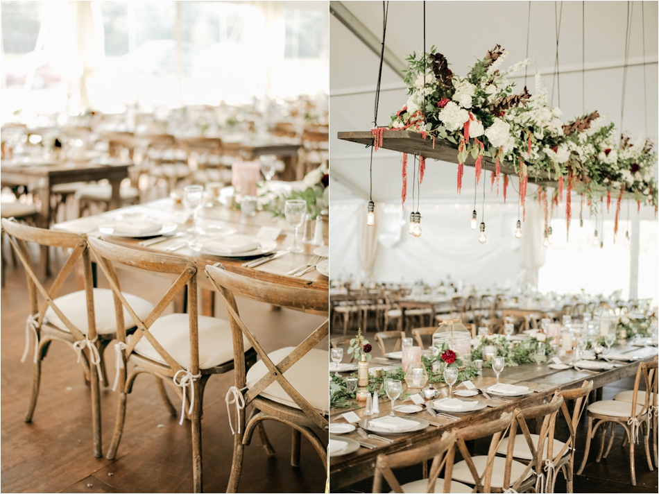 Backyard Tent Wedding
