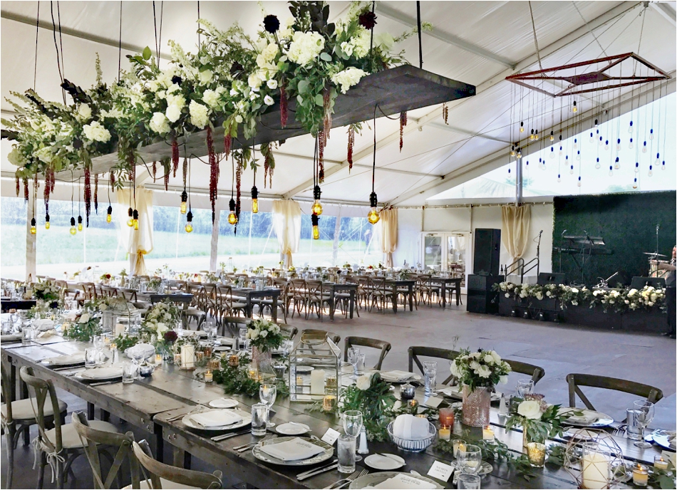 Backyard Tent Wedding