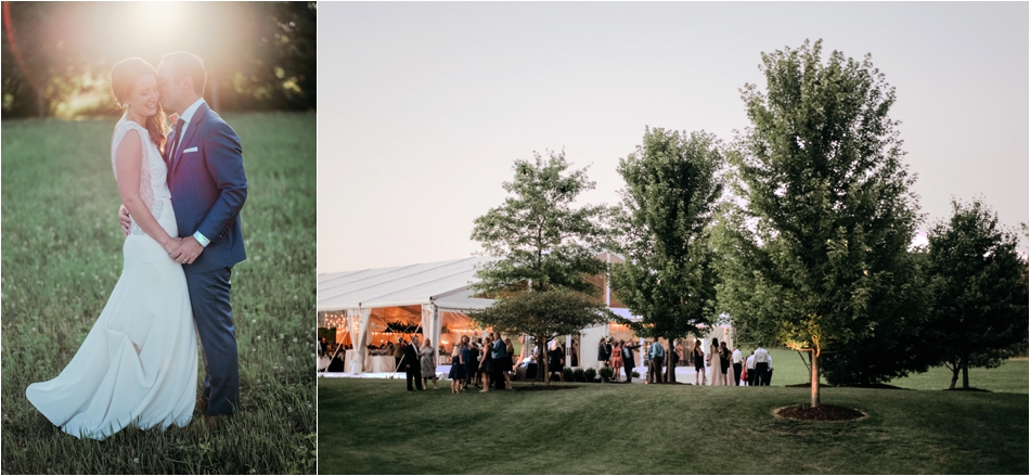 Backyard Tent Wedding